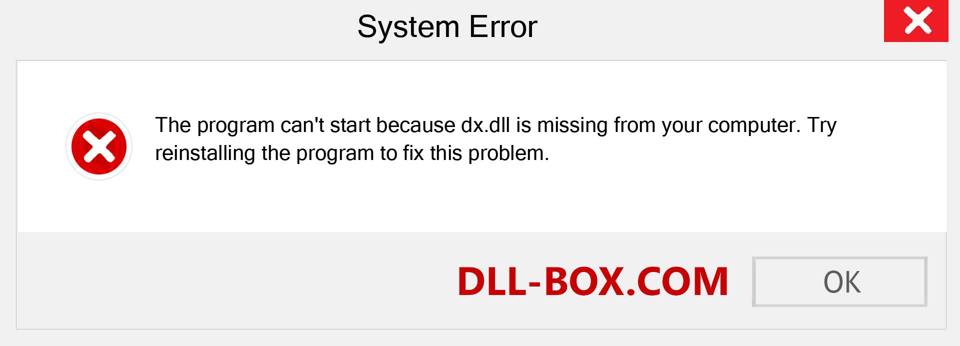  dx.dll file is missing?. Download for Windows 7, 8, 10 - Fix  dx dll Missing Error on Windows, photos, images